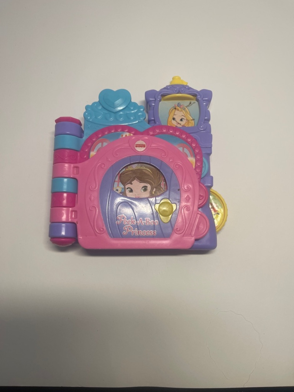 Disney Peek-A-Boo Princess Interactive Storybook - Pink, Purple, Blue, Yellow